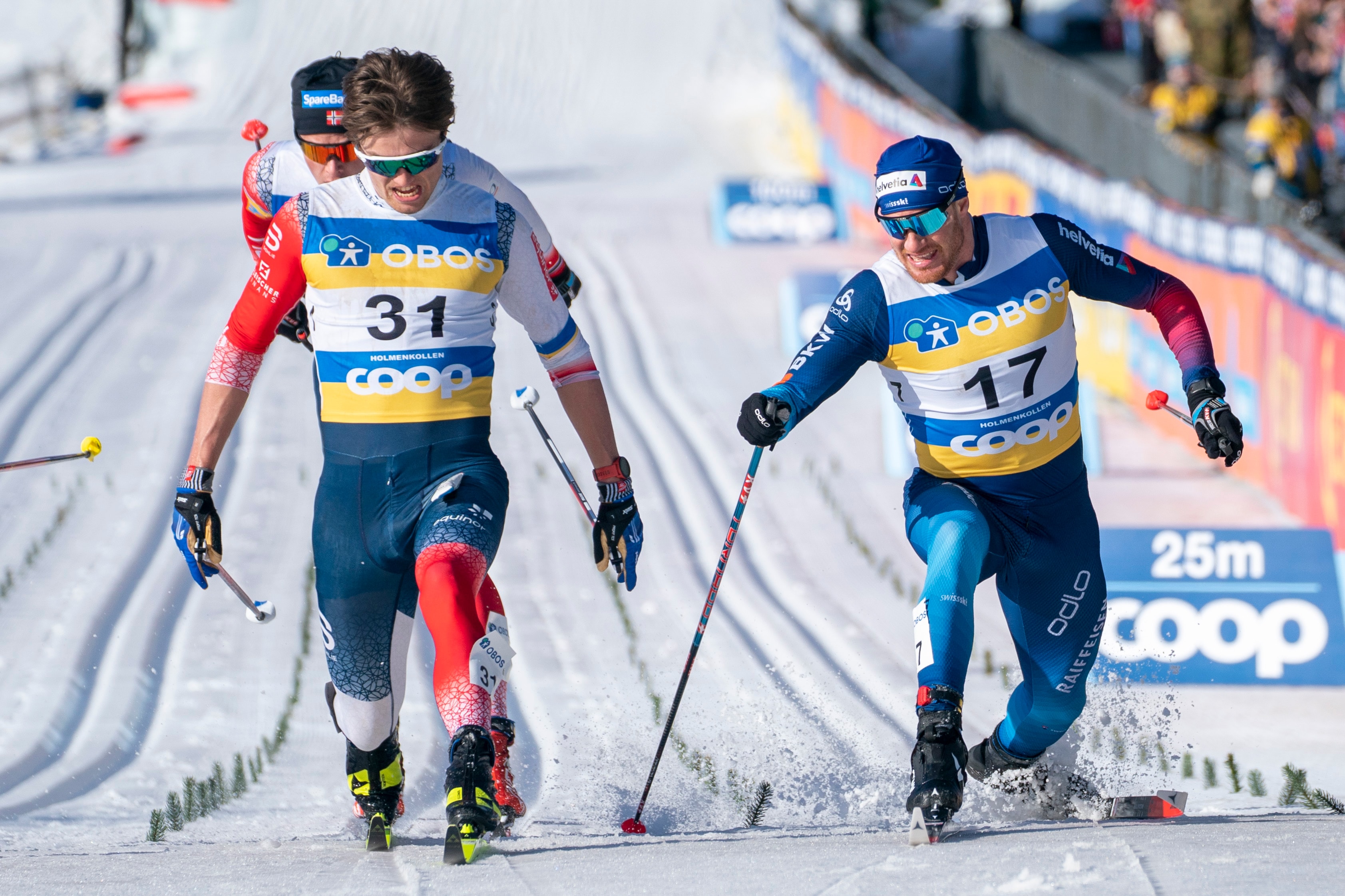 Håvard Moseby spurtslo Dario Cologna på 5 mila i kollen i helgen!!